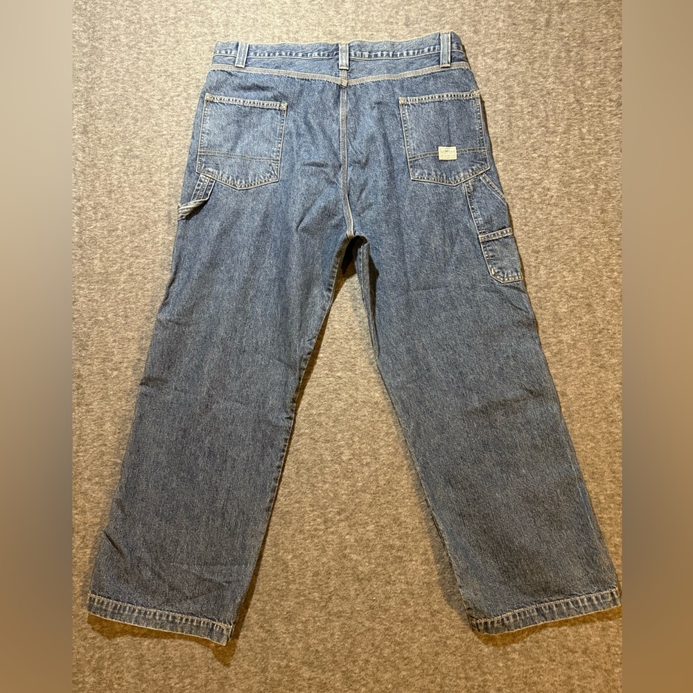 Levis Carpenter Jeans men’s 40x30 blue cotton straight fit work durable comfort